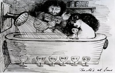 Los M en Ems, 1869 de Dante Gabriel Charles Rossetti